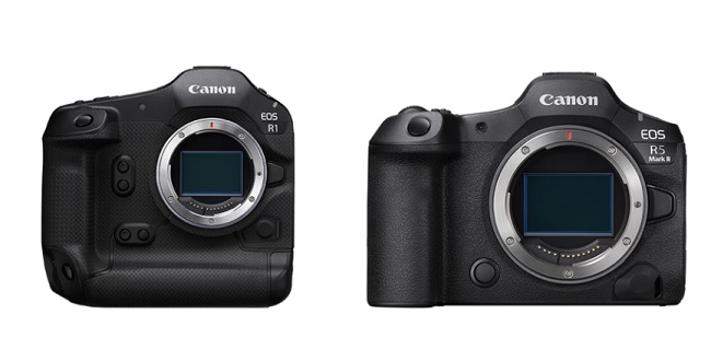 Canon EOS R1 en EOS R5 Mark II